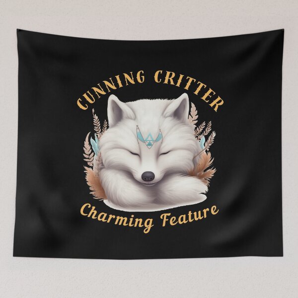Item preview, Cunning Critter, Charming Feature. fox saying designed and sold by FoxVibes.