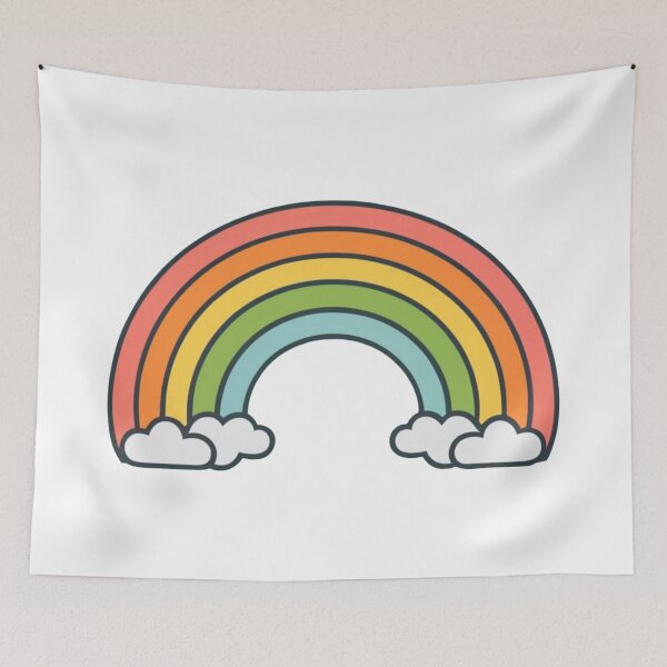 Item preview, "Kiddie Chroma Delight: Cute Rainbow Styles for Tiny Trendsetters" designed and sold by JAMESAMORN.
