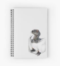 Pocket Protector - Blue Spiral Notebook