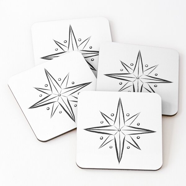 Item preview, Brush and Ink-style Star designed and sold by BrushedInk.