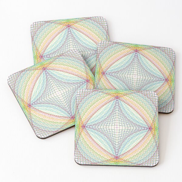 Item preview, Rectangular Pattern #4 Morph C Back [13396-PBCGYR-WB] designed and sold by LottMultimedia.