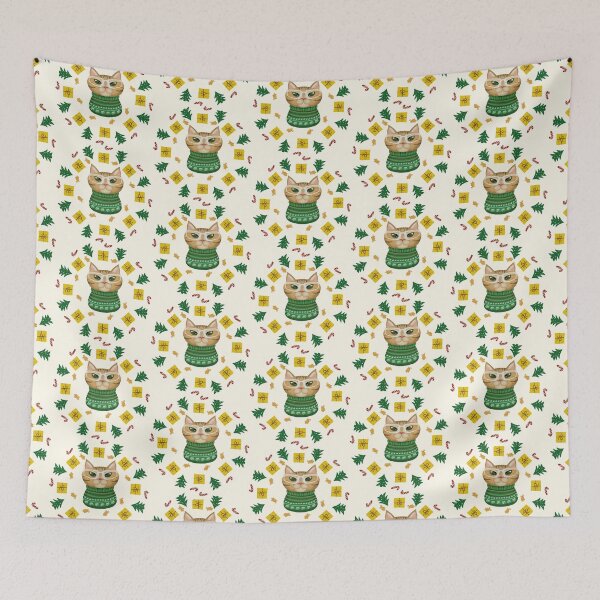Item preview, Christmas Wreath Cat Lady  designed and sold by I Am Cuta.