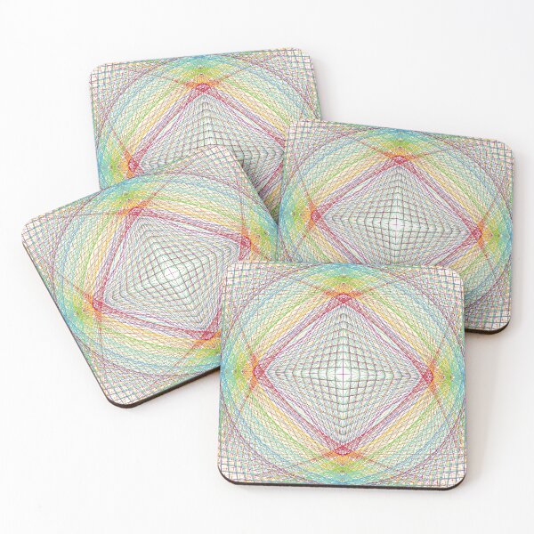 Item preview, Rectangular Pattern #4 Morph C Back [13496-PBCGYR-WB] designed and sold by LottMultimedia.