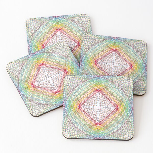 Item preview, Rectangular Pattern #4 Morph C Back [13596-PBCGYR-WB] designed and sold by LottMultimedia.