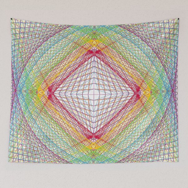 Item preview, Rectangular Pattern #4 Morph C Back [13596-PBCGYR-WB] designed and sold by LottMultimedia.