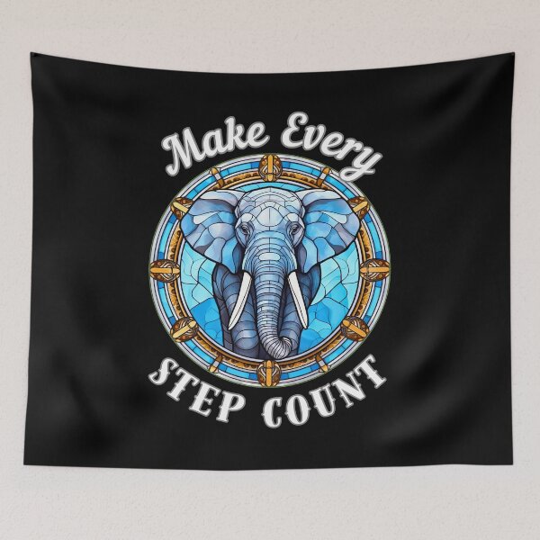 Item preview, Make Every Step Count designed and sold by ElephantVibes.