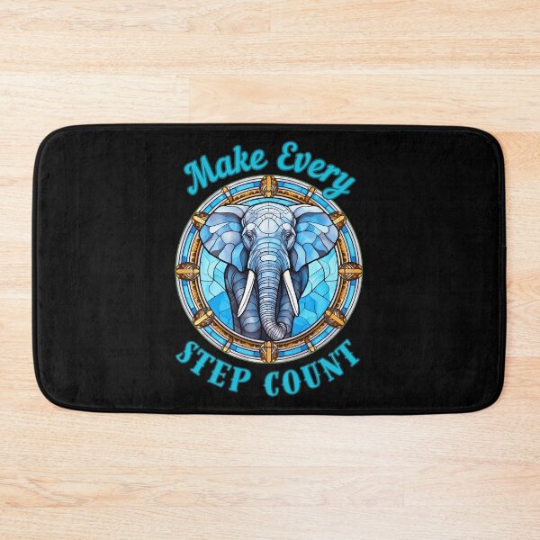 Item preview, Make Every Step Count. funny elephant designed and sold by ElephantVibes.