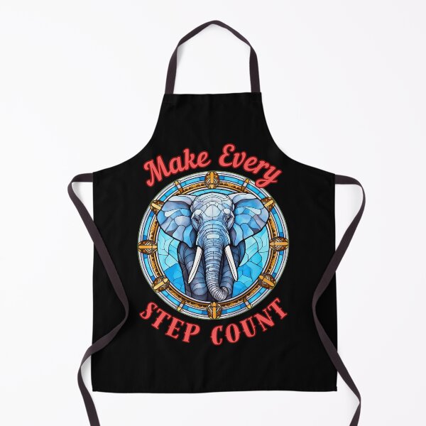 Item preview, Make Every Step Count. colorful elephant designed and sold by ElephantVibes.