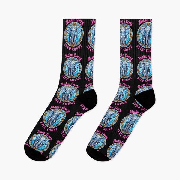 Item preview, Make Every Step Count. elephant head designed and sold by ElephantVibes.