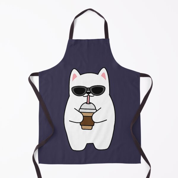 Item preview, cat drinks coffee designed and sold by Jalin ..