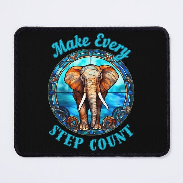 Item preview, Make Every Step Count. adorable elephant designed and sold by ElephantVibes.