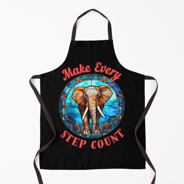 Item preview, Make Every Step Count. happy elephant designed and sold by ElephantVibes.