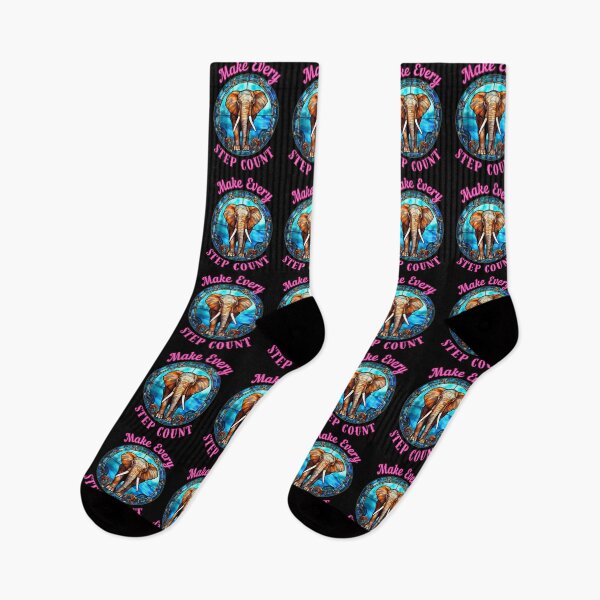 Item preview, Make Every Step Count. elephant saying designed and sold by ElephantVibes.