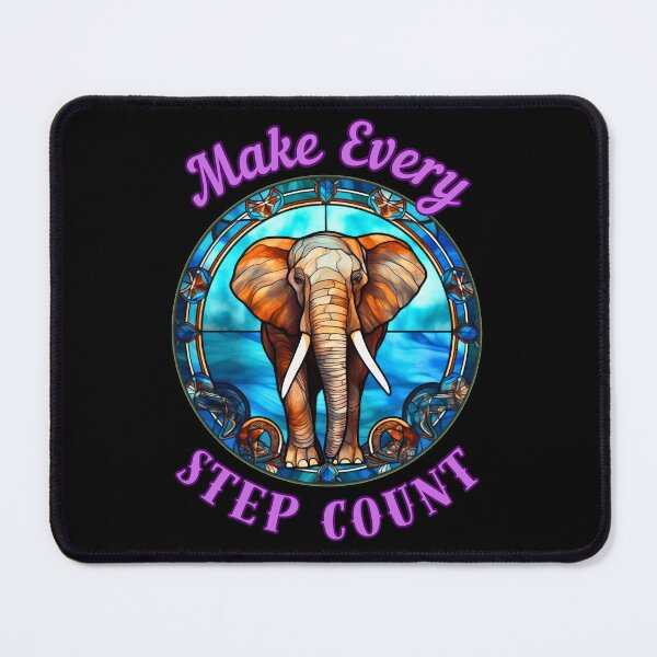 Item preview, Make Every Step Count. elephant quote designed and sold by ElephantVibes.