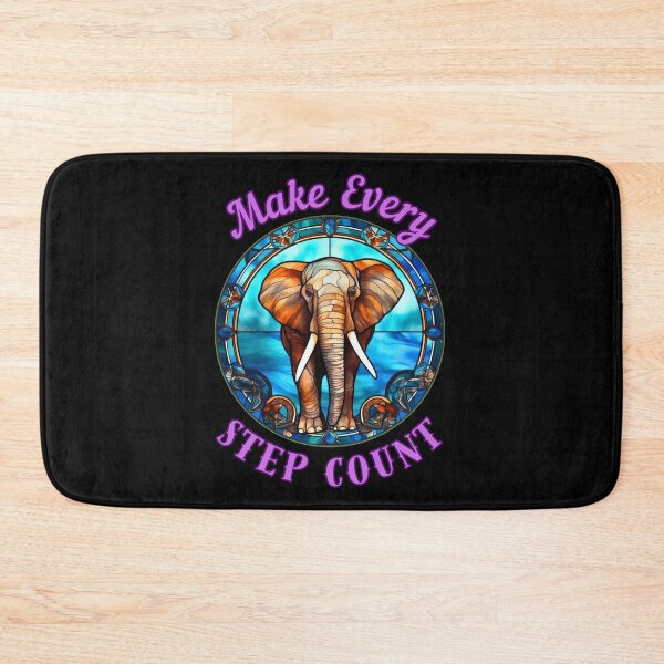 Item preview, Make Every Step Count. elephant quote designed and sold by ElephantVibes.