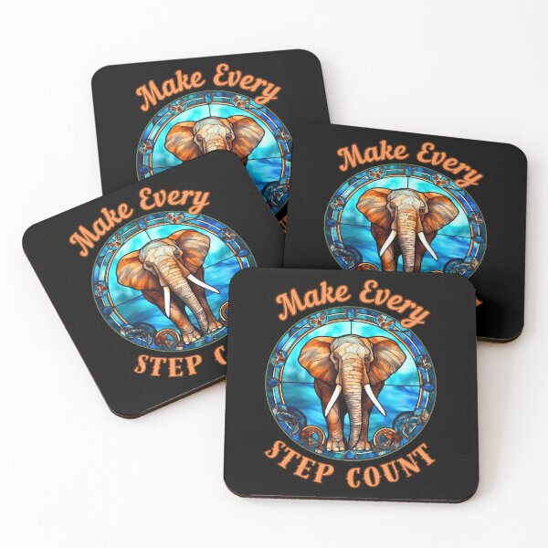 Item preview, Make Every Step Count. african elephant designed and sold by ElephantVibes.