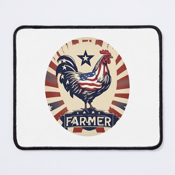 Item preview, Patriotic Chicken Farmer designed and sold by rayt64.