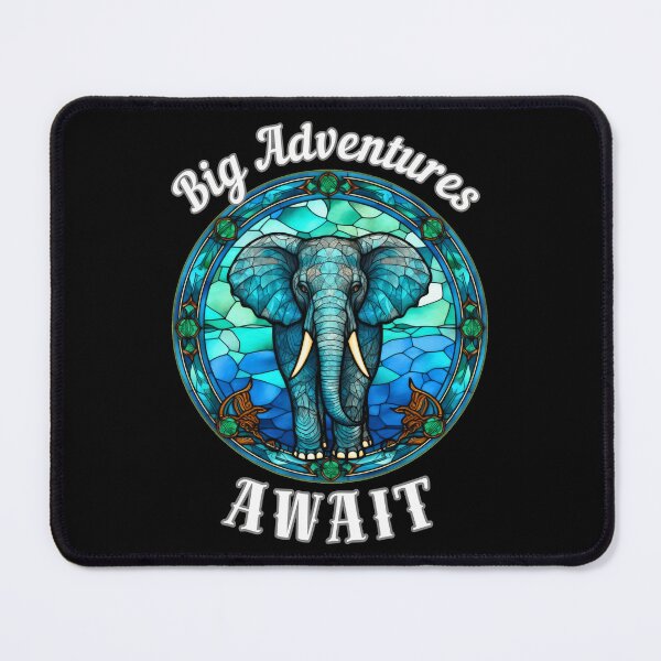 Item preview, Big Adventures Await. surreal elephant designed and sold by ElephantVibes.