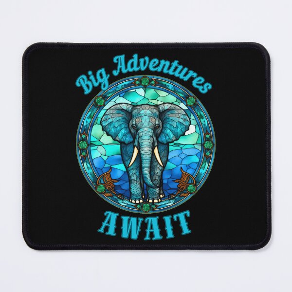 Item preview, Big Adventures Await. adorable elephant designed and sold by ElephantVibes.