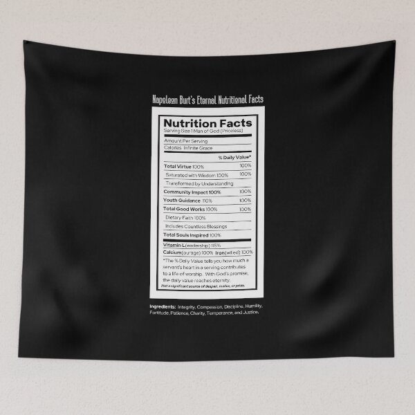 Item preview, Napoleon Burt Eternal Nutritional Value designed and sold by DandelionSeeds.
