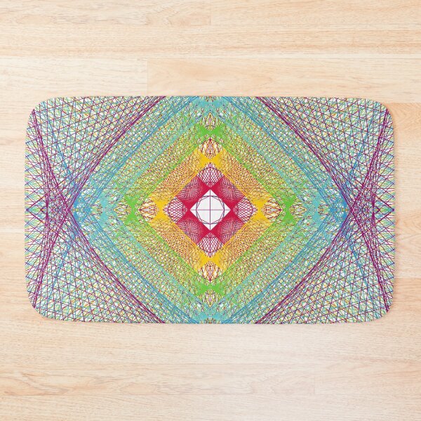 Item preview, Rectangular Pattern #4 Morph C Back [13796-PBCGYR-WB] designed and sold by LottMultimedia.
