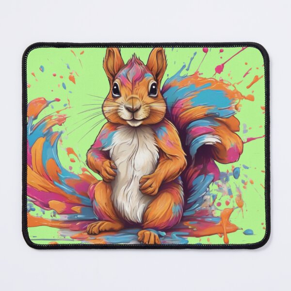 Item preview, Cute Colorful Squirrel designed and sold by TugForkFinds.
