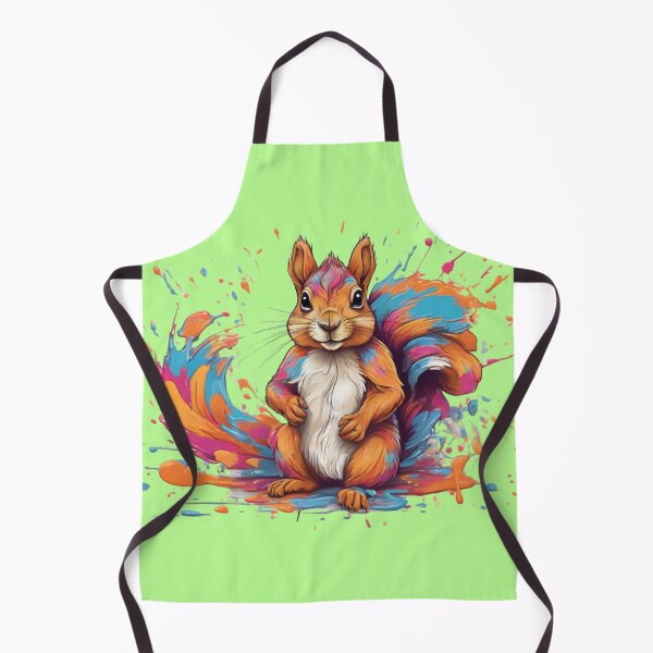 Item preview, Cute Colorful Squirrel designed and sold by TugForkFinds.