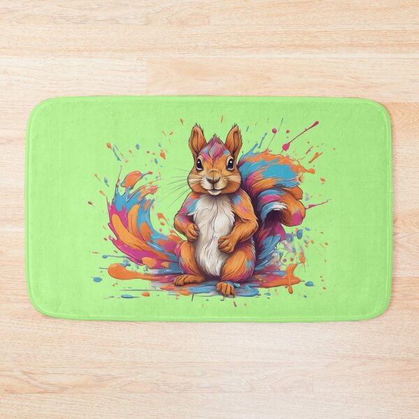 Item preview, Cute Colorful Squirrel designed and sold by TugForkFinds.