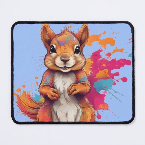 Item preview, Cute Colorful Squirrel designed and sold by TugForkFinds.