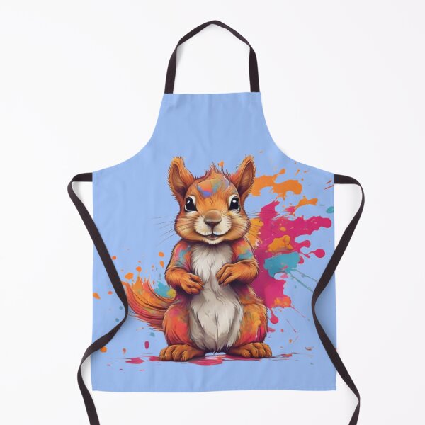 Item preview, Cute Colorful Squirrel designed and sold by TugForkFinds.