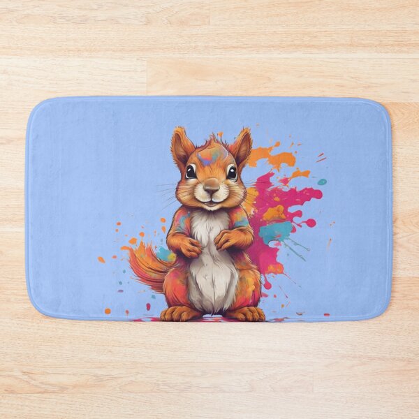 Item preview, Cute Colorful Squirrel designed and sold by TugForkFinds.