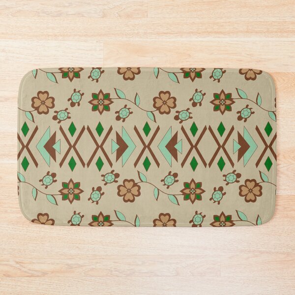 Item preview, Earth Turtle Floral designed and sold by Niibidoon.