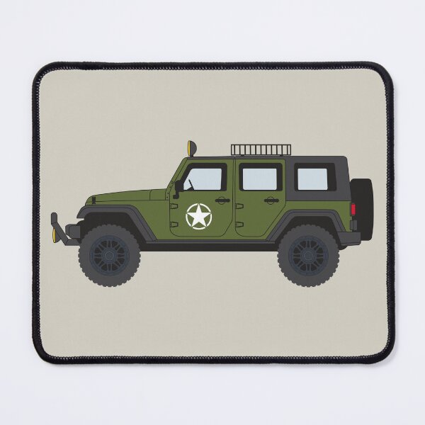 Item preview, 4x4 Outdoor Adventure Series - Army Star - Green designed and sold by BlueSkyTheory.