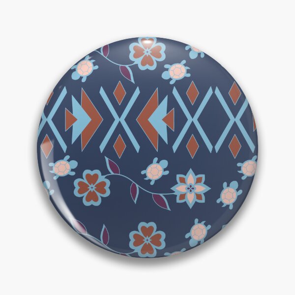 Item preview, Blue Turtle Floral designed and sold by Niibidoon.