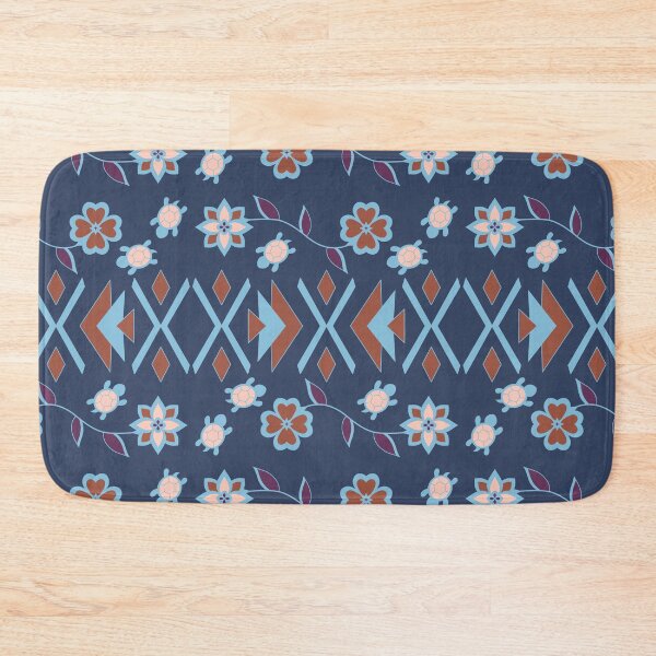 Item preview, Blue Turtle Floral designed and sold by Niibidoon.