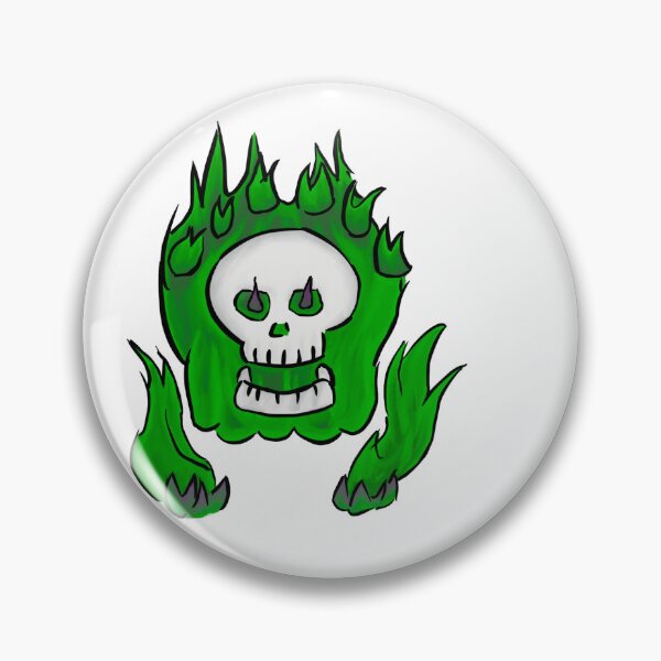 Item preview, Flaming skull designed and sold by I9M9A.