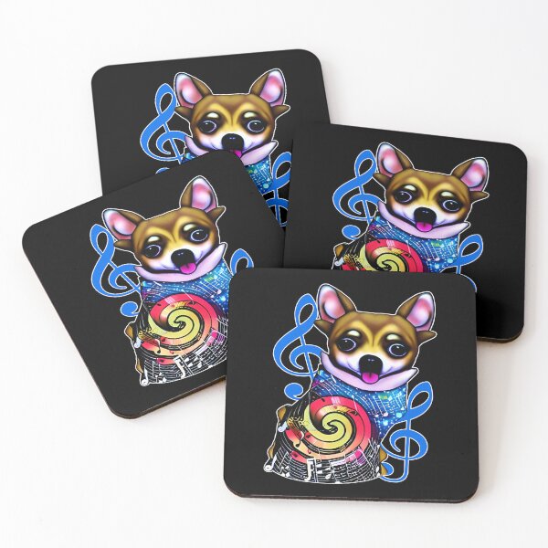 Item preview, Chihuahua and treble clef designed and sold by Artbellachi.