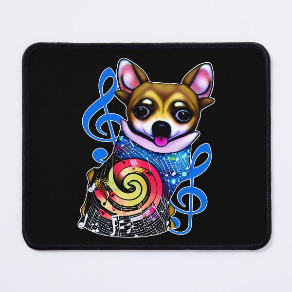 Item preview, Chihuahua and treble clef designed and sold by Artbellachi.