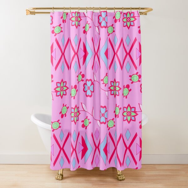 Item preview, Pink Turtle Floral designed and sold by Niibidoon.