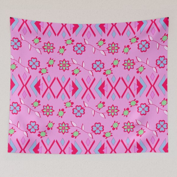 Item preview, Pink Turtle Floral designed and sold by Niibidoon.