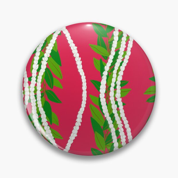 Item preview, Hawaiian Maile and Pikake Lei-on Red designed and sold by Linda Maliuana.