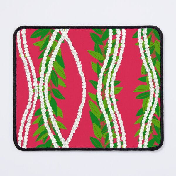 Item preview, Hawaiian Maile and Pikake Lei-on Red designed and sold by Linda Maliuana.