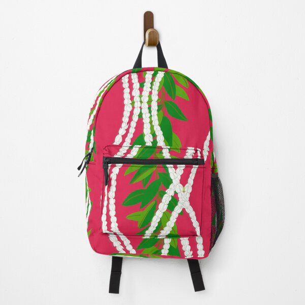 Item preview, Hawaiian Maile and Pikake Lei-on Red designed and sold by Linda Maliuana.