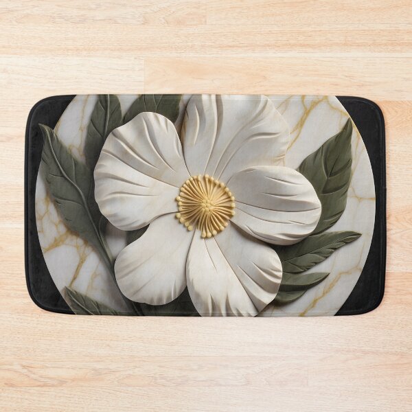 Item preview, Etched marble flower print designed and sold by dcrc.