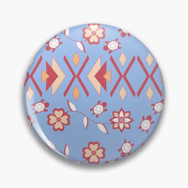 Item preview, Blue Turtle Floral designed and sold by Niibidoon.