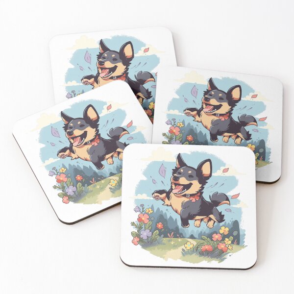 Item preview, Silly Lancashire Heeler: A Floral Frolic! designed and sold by nyndigitals.