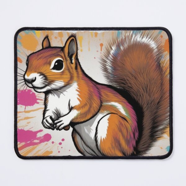 Item preview, Cute Colorful Squirrel designed and sold by TugForkFinds.