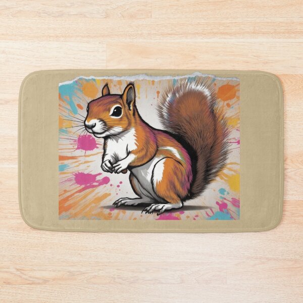 Item preview, Cute Colorful Squirrel designed and sold by TugForkFinds.