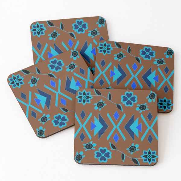 Item preview, Brown Turtle Floral designed and sold by Niibidoon.