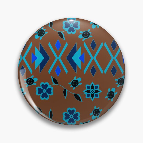 Item preview, Brown Turtle Floral designed and sold by Niibidoon.